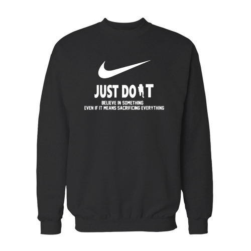 Your just do it crewneck sweatshirt just got an update. This super comfortable and lighter weight crewneck will become your favorite go-to sweatshirt. The cozy spandex cuffs and waistband make this pill-resistant sweatshirt a fan favorite.And your group will look and feel their best in this premium ringspun cotton crew.