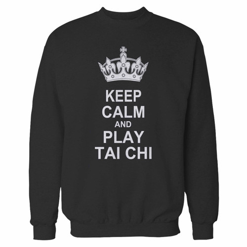 Your keep calm and play tai chi crewneck sweatshirt just got an update. This super comfortable and lighter weight crewneck will become your favorite go-to sweatshirt. The cozy spandex cuffs and waistband make this pill-resistant sweatshirt a fan favorite.And your group will look and feel their best in this premium ringspun cotton crew. Your keep calm and play tai chi crewneck sweatshirt just got an update. This super comfortable and lighter weight crewneck will become your favorite go-to sweatshirt. The cozy spandex cuffs and waistband make this pill-resistant sweatshirt a fan favorite.And your group will look and feel their best in this premium ringspun cotton crew.