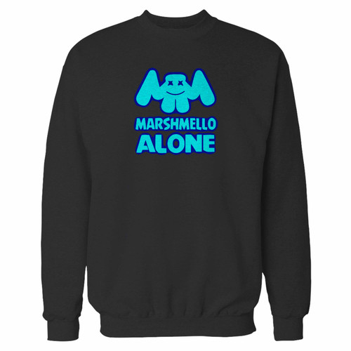 Your marshmello dj music alone luminous crewneck sweatshirt just got an update. This super comfortable and lighter weight crewneck will become your favorite go-to sweatshirt. The cozy spandex cuffs and waistband make this pill-resistant sweatshirt a fan favorite.And your group will look and feel their best in this premium ringspun cotton crew.