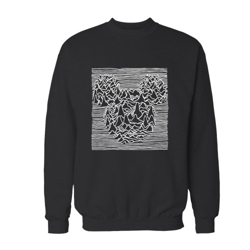 Your mickey mouse joy division unknown pleasure inspired crewneck sweatshirt just got an update. This super comfortable and lighter weight crewneck will become your favorite go-to sweatshirt. The cozy spandex cuffs and waistband make this pill-resistant sweatshirt a fan favorite.And your group will look and feel their best in this premium ringspun cotton crew.
