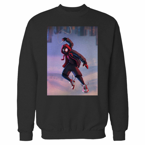 Your miles morales into the spider verse crewneck sweatshirt just got an update. This super comfortable and lighter weight crewneck will become your favorite go-to sweatshirt. The cozy spandex cuffs and waistband make this pill-resistant sweatshirt a fan favorite.And your group will look and feel their best in this premium ringspun cotton crew.