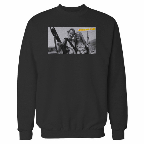 Your natural born killers crewneck sweatshirt just got an update. This super comfortable and lighter weight crewneck will become your favorite go-to sweatshirt. The cozy spandex cuffs and waistband make this pill-resistant sweatshirt a fan favorite.And your group will look and feel their best in this premium ringspun cotton crew.