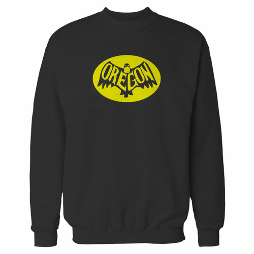 Your oregon ducks batman crewneck sweatshirt just got an update. This super comfortable and lighter weight crewneck will become your favorite go-to sweatshirt. The cozy spandex cuffs and waistband make this pill-resistant sweatshirt a fan favorite.And your group will look and feel their best in this premium ringspun cotton crew.