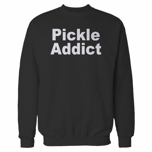 Your pickle addict crewneck sweatshirt just got an update. This super comfortable and lighter weight crewneck will become your favorite go-to sweatshirt. The cozy spandex cuffs and waistband make this pill-resistant sweatshirt a fan favorite.And your group will look and feel their best in this premium ringspun cotton crew.