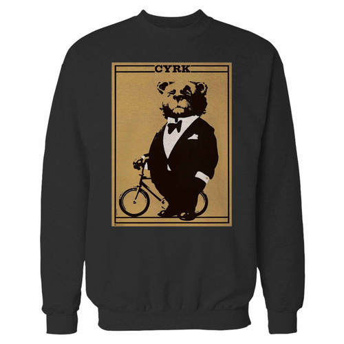 Your polish circus bear in tuxedo crewneck sweatshirt just got an update. This super comfortable and lighter weight crewneck will become your favorite go-to sweatshirt. The cozy spandex cuffs and waistband make this pill-resistant sweatshirt a fan favorite.And your group will look and feel their best in this premium ringspun cotton crew.