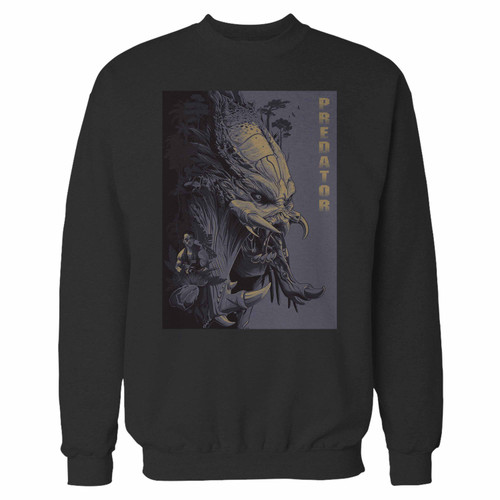 Your predator movie arnold schwarzenegger 2 crewneck sweatshirt just got an update. This super comfortable and lighter weight crewneck will become your favorite go-to sweatshirt. The cozy spandex cuffs and waistband make this pill-resistant sweatshirt a fan favorite.And your group will look and feel their best in this premium ringspun cotton crew.