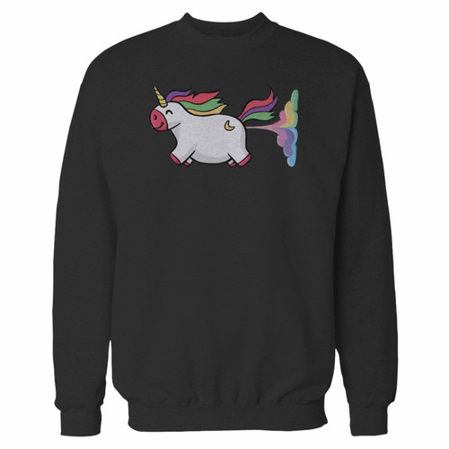 Your pretty magical chubby unicorn with rainbow fart crewneck sweatshirt just got an update. This super comfortable and lighter weight crewneck will become your favorite go-to sweatshirt. The cozy spandex cuffs and waistband make this pill-resistant sweatshirt a fan favorite.And your group will look and feel their best in this premium ringspun cotton crew.
