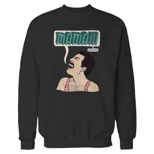 Your queen band rock lyric crewneck sweatshirt just got an update. This super comfortable and lighter weight crewneck will become your favorite go-to sweatshirt. The cozy spandex cuffs and waistband make this pill-resistant sweatshirt a fan favorite.And your group will look and feel their best in this premium ringspun cotton crew.