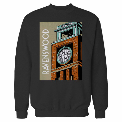 Your ravenswood chicago crewneck sweatshirt just got an update. This super comfortable and lighter weight crewneck will become your favorite go-to sweatshirt. The cozy spandex cuffs and waistband make this pill-resistant sweatshirt a fan favorite.And your group will look and feel their best in this premium ringspun cotton crew.