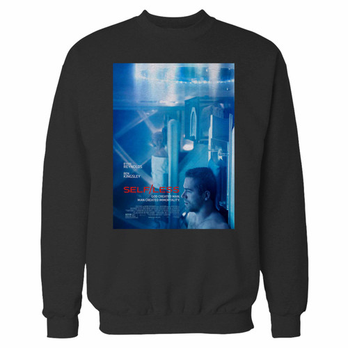 Your self less movie crewneck sweatshirt just got an update. This super comfortable and lighter weight crewneck will become your favorite go-to sweatshirt. The cozy spandex cuffs and waistband make this pill-resistant sweatshirt a fan favorite.And your group will look and feel their best in this premium ringspun cotton crew.