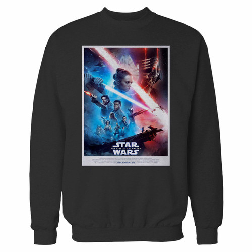 Your star wars the rise of skywalker cover crewneck sweatshirt just got an update. This super comfortable and lighter weight crewneck will become your favorite go-to sweatshirt. The cozy spandex cuffs and waistband make this pill-resistant sweatshirt a fan favorite.And your group will look and feel their best in this premium ringspun cotton crew.