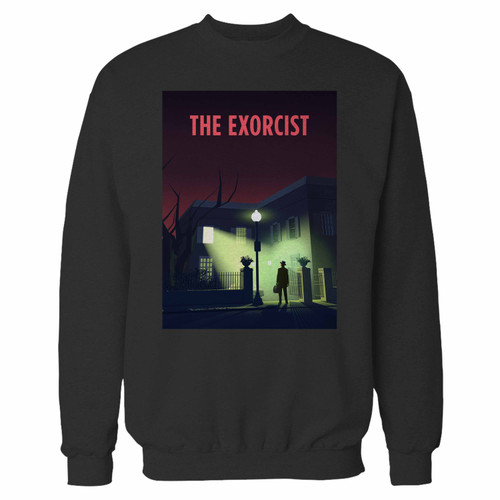 Your the exorcist house of mysterious secrets crewneck sweatshirt just got an update. This super comfortable and lighter weight crewneck will become your favorite go-to sweatshirt. The cozy spandex cuffs and waistband make this pill-resistant sweatshirt a fan favorite.And your group will look and feel their best in this premium ringspun cotton crew.