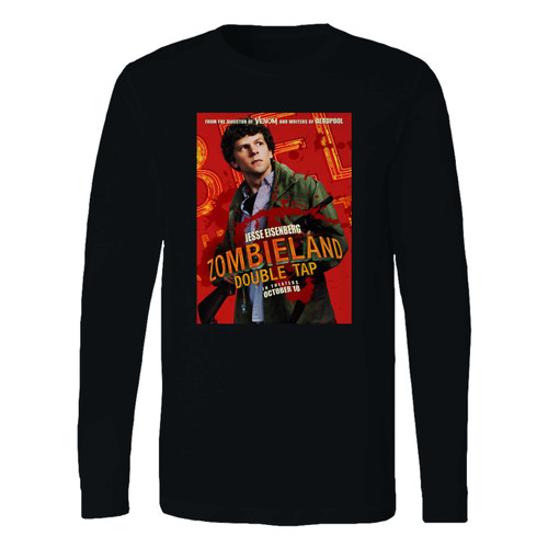 This classic fit zombieland double tap jesse eisenberg long sleeve shirt is casually elegant and very comfortable. With fine quality print to make one stand out, it's a perfect fit for every occasion.
