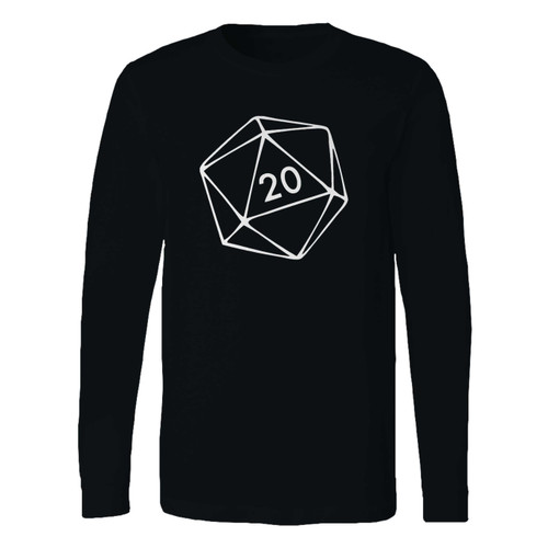 This classic fit 20 sided dice long sleeve shirt is casually elegant and very comfortable. With fine quality print to make one stand out, it's a perfect fit for every occasion.