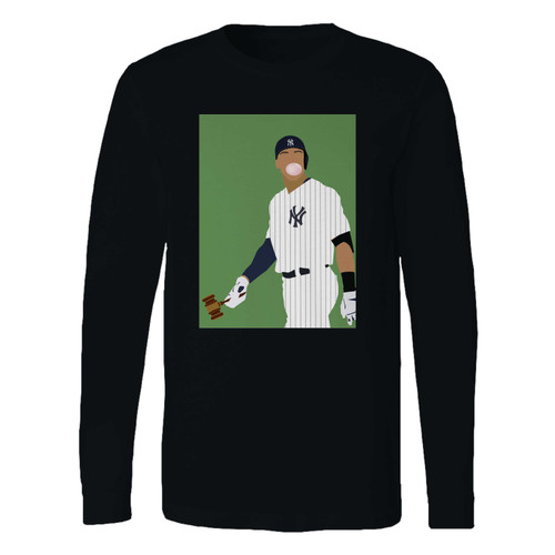 This classic fit aaron judge gum-chewing long sleeve shirt is casually elegant and very comfortable. With fine quality print to make one stand out, it's a perfect fit for every occasion.