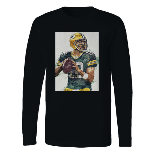 This classic fit aaron rodgers green bay packers long sleeve shirt is casually elegant and very comfortable. With fine quality print to make one stand out, it's a perfect fit for every occasion.