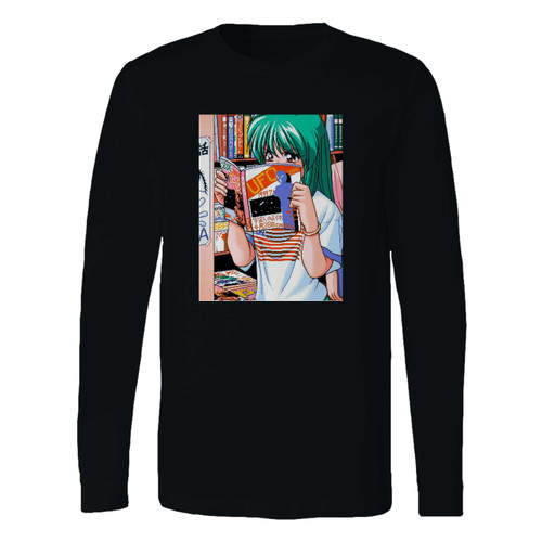 This classic fit anime girl aesthetic waifu kawaii long sleeve shirt is casually elegant and very comfortable. With fine quality print to make one stand out, it's a perfect fit for every occasion.