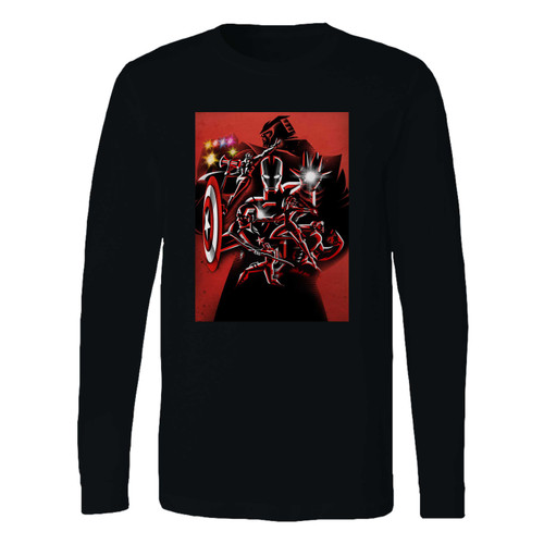This classic fit avengers endgame shadow long sleeve shirt is casually elegant and very comfortable. With fine quality print to make one stand out, it's a perfect fit for every occasion.