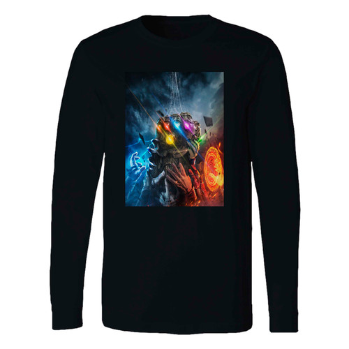 This classic fit avengers infinity war stone power long sleeve shirt is casually elegant and very comfortable. With fine quality print to make one stand out, it's a perfect fit for every occasion.