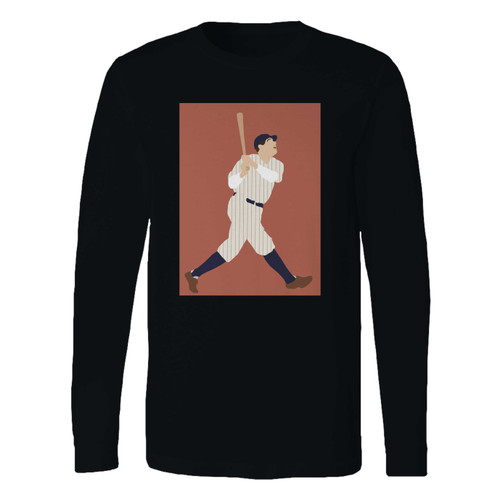 This classic fit babe ruth yankees baseball player long sleeve shirt is casually elegant and very comfortable. With fine quality print to make one stand out, it's a perfect fit for every occasion.