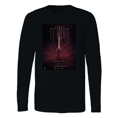 This classic fit beautiful death stranding long sleeve shirt is casually elegant and very comfortable. With fine quality print to make one stand out, it's a perfect fit for every occasion.