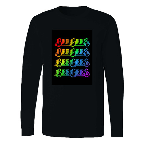 This classic fit bee gees beegees rainbow long sleeve shirt is casually elegant and very comfortable. With fine quality print to make one stand out, it's a perfect fit for every occasion.