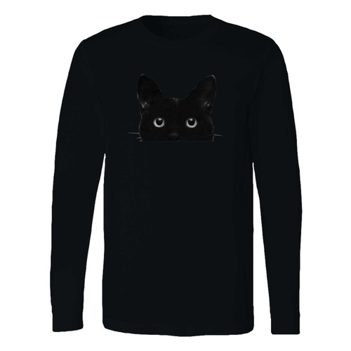 This classic fit black cat long sleeve shirt is casually elegant and very comfortable. With fine quality print to make one stand out, it's a perfect fit for every occasion.