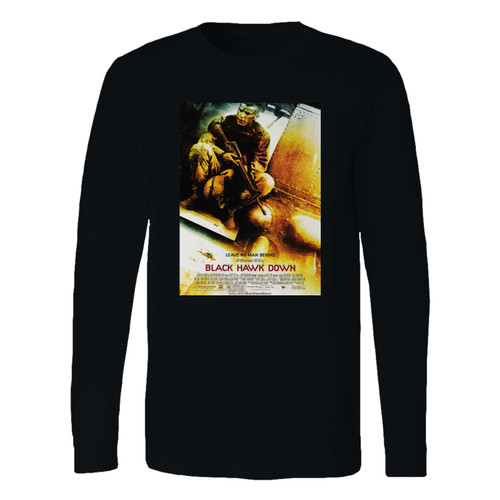 This classic fit black hawk down long sleeve shirt is casually elegant and very comfortable. With fine quality print to make one stand out, it's a perfect fit for every occasion.