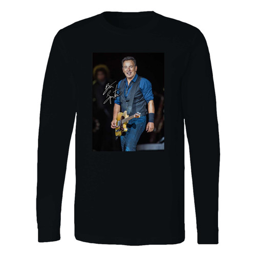 This classic fit bruce springsteen signed autograph long sleeve shirt is casually elegant and very comfortable. With fine quality print to make one stand out, it's a perfect fit for every occasion. This classic fit bruce springsteen signed autograph long sleeve shirt is casually elegant and very comfortable. With fine quality print to make one stand out, it's a perfect fit for every occasion.