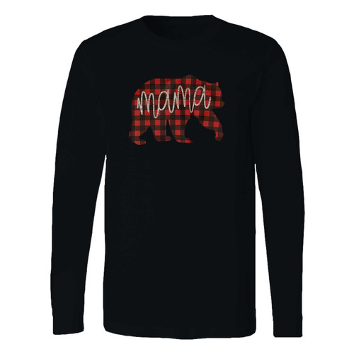 This classic fit buffalo plaid mama bear long sleeve shirt is casually elegant and very comfortable. With fine quality print to make one stand out, it's a perfect fit for every occasion.