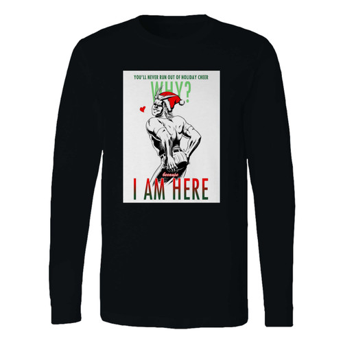 This classic fit butt might parody christmas long sleeve shirt is casually elegant and very comfortable. With fine quality print to make one stand out, it's a perfect fit for every occasion.