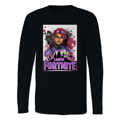 This classic fit camryn fortnite long sleeve shirt is casually elegant and very comfortable. With fine quality print to make one stand out, it's a perfect fit for every occasion.