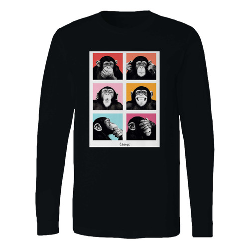 This classic fit chimps faces pop art long sleeve shirt is casually elegant and very comfortable. With fine quality print to make one stand out, it's a perfect fit for every occasion.