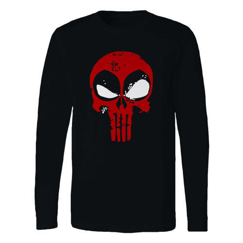 This classic fit deadpool punisher skull long sleeve shirt is casually elegant and very comfortable. With fine quality print to make one stand out, it's a perfect fit for every occasion.