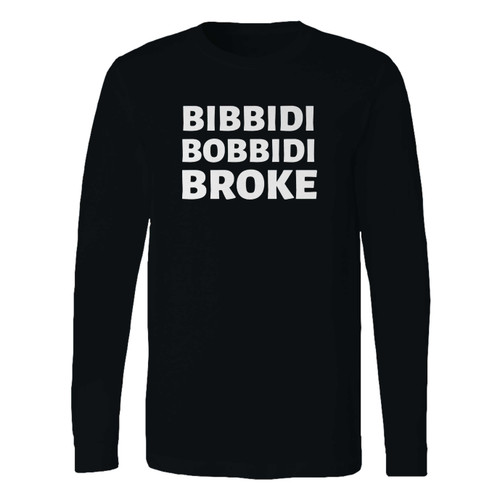 This classic fit disneyland disney world bibbidi bobbidi broke long sleeve shirt is casually elegant and very comfortable. With fine quality print to make one stand out, it's a perfect fit for every occasion.