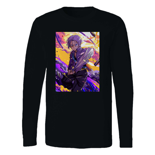 This classic fit dragon ball future trunks long sleeve shirt is casually elegant and very comfortable. With fine quality print to make one stand out, it's a perfect fit for every occasion.