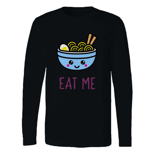 This classic fit eat me long sleeve shirt is casually elegant and very comfortable. With fine quality print to make one stand out, it's a perfect fit for every occasion.