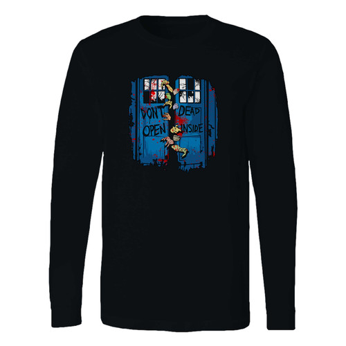 This classic fit zombie the walking don't open dead inside long sleeve shirt is casually elegant and very comfortable. With fine quality print to make one stand out, it's a perfect fit for every occasion.