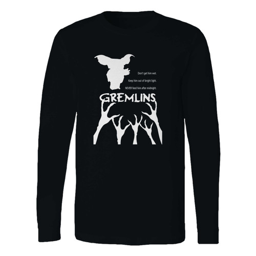 This classic fit gremlins long sleeve shirt is casually elegant and very comfortable. With fine quality print to make one stand out, it's a perfect fit for every occasion.