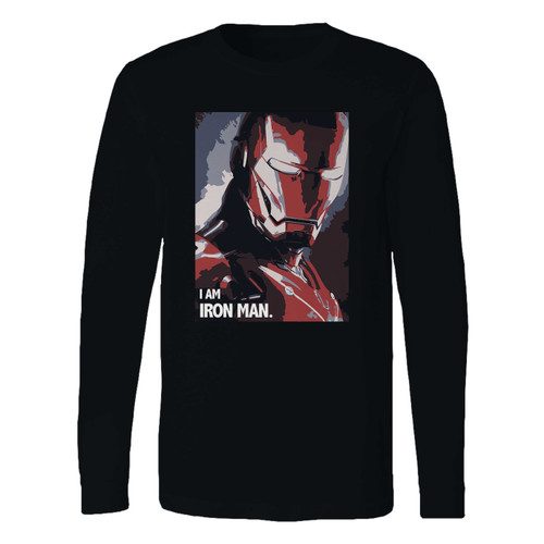 This classic fit i am iron man long sleeve shirt is casually elegant and very comfortable. With fine quality print to make one stand out, it's a perfect fit for every occasion.
