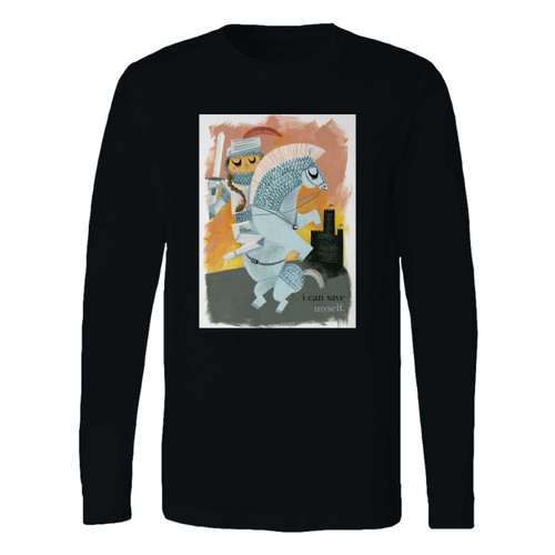 This classic fit i can save myself long sleeve shirt is casually elegant and very comfortable. With fine quality print to make one stand out, it's a perfect fit for every occasion.