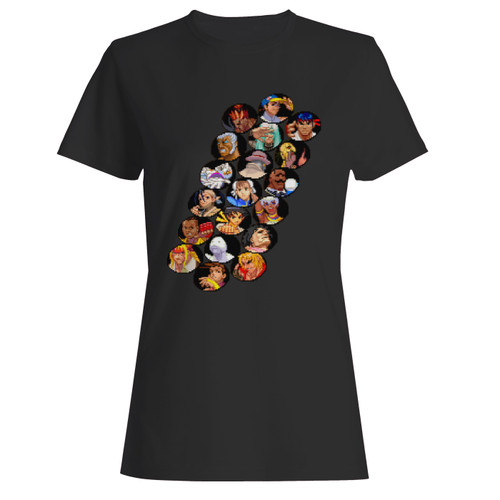 These are street fighter iii 3rd strike character select women t shirt that are cute tied to the side or paired with a cardigan or jacket for a more styled look. So comfy and classic, they are sure to make your vacation extra magical.