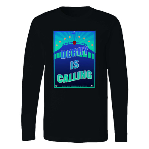 This classic fit it chapter two derry is calling 1 long sleeve shirt is casually elegant and very comfortable. With fine quality print to make one stand out, it's a perfect fit for every occasion.