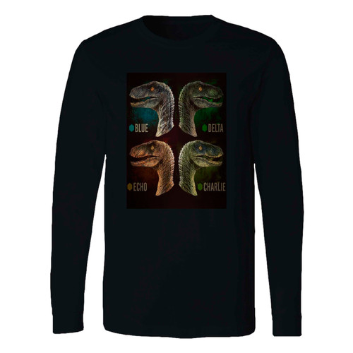 This classic fit jurassic world raptor squad long sleeve shirt is casually elegant and very comfortable. With fine quality print to make one stand out, it's a perfect fit for every occasion.