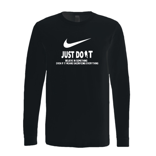 This classic fit just do it long sleeve shirt is casually elegant and very comfortable. With fine quality print to make one stand out, it's a perfect fit for every occasion.