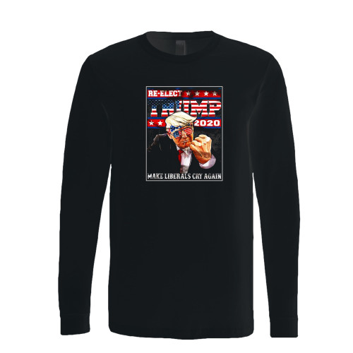 This classic fit liberals cry maga trump long sleeve shirt is casually elegant and very comfortable. With fine quality print to make one stand out, it's a perfect fit for every occasion.