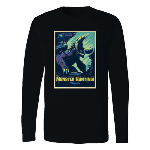 This classic fit monster hunting thunder long sleeve shirt is casually elegant and very comfortable. With fine quality print to make one stand out, it's a perfect fit for every occasion.