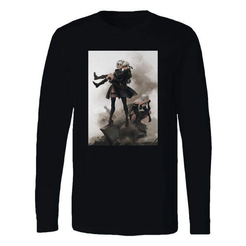 This classic fit nier automata character long sleeve shirt is casually elegant and very comfortable. With fine quality print to make one stand out, it's a perfect fit for every occasion.