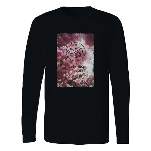 This classic fit of mice and men this time lyrics long sleeve shirt is casually elegant and very comfortable. With fine quality print to make one stand out, it's a perfect fit for every occasion.