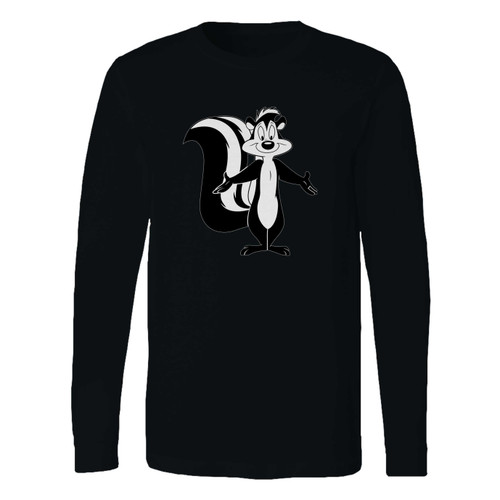 This classic fit pepe le pew skunk romance animal long sleeve shirt is casually elegant and very comfortable. With fine quality print to make one stand out, it's a perfect fit for every occasion.